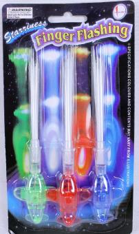 Finger lampes en fibre lot de 3:multicolore 