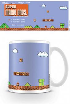 Super Mario:  Bros. Tasse Retro Title 