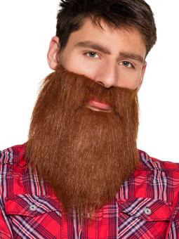 Hipster Bart:braun 