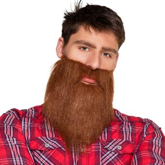 Hipster Barbe:marron 