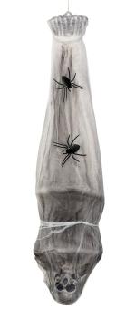 Décoration suspendue Squelette cocon : Halloween:120 cm, gris 