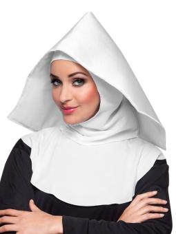 Nun's hood: Mother Superior:white 