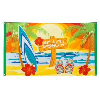 Hawaii Fahne 'Beach':90 x 150 cm, mehrfarbig 