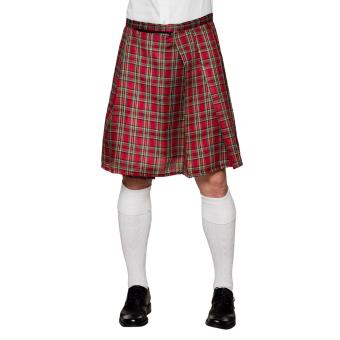 Jupe écossaise Homme Kilt:S-XL, rouge 