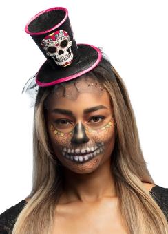Tiara La Flaca: Dia de los Muertos Little hat:black 