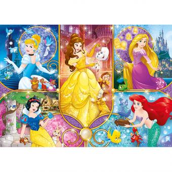Disney Princess Puzzle 104: Clementoni Puzzle:48.5 x 33.5cm 