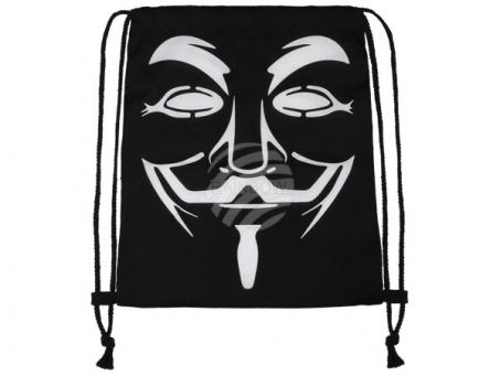 Turnbeutel Design: Vendetta Anonymous :schwarz 