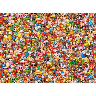 CLEMENTONI: Puzzle Impossible Emoji 1000 pieces: 