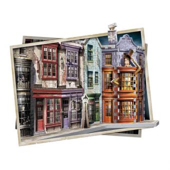 Harry Potter 3D Puzzle Winkelgasse:55,25 x 19,5 x 21,5 cm, bunt 