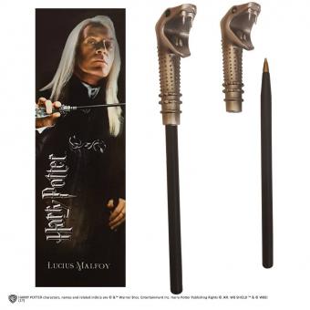 Harry Potter:  stylo & signet Lucius Malfoy:or/noir 