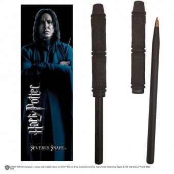 Harry Potter: stylo et signet Snape:noir 