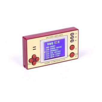 Jeux d'arcade rétro : mini-console:1,8 Zoll LCD, rouge 