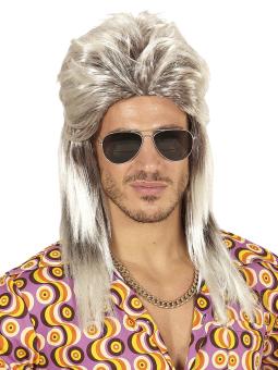 Mullet wig:blond 