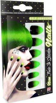 Neon fingernails:green 