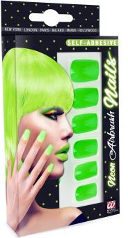 Neon fingernails:green 
