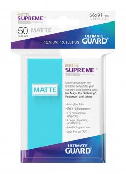Ultimate Guard : Supreme UX Sleeves Standard Size Matte Aquamarine 