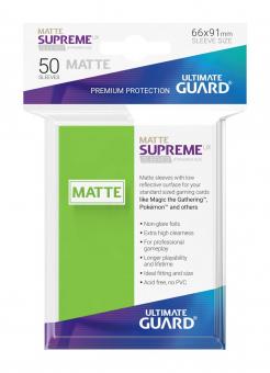 Ultimate Guard: Supreme UX Sleeves Standardgrösse Matt :green 