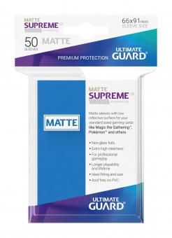 Ultimate Guard: Supreme UX Sleeves Standardgrösse Matt:blau 