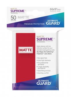 Ultimate Guard: Supreme UX Sleeves Standardgrösse Matt :rouge 