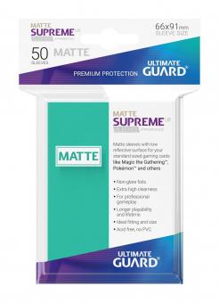 Ultimate Guard: Supreme UX Sleeves Standardgrösse Matt:türkis 