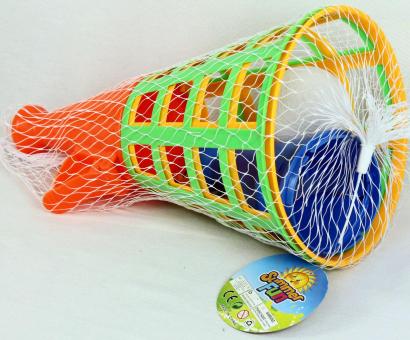 Ensemble de jeu de gobelet attrapeur, lot de 2, couleurs variées:30 cm 