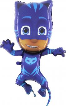 PJ Masks Ballon feuille Cat Boy:110 cm, bleu 