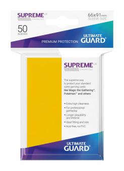 Ultimate Guard: Supreme UX Sleeves Standardgrösse  50:yellow 