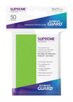 Ultimate Guard: Supreme UX Sleeves Standardgrösse  50:grün 