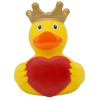 Rubber duck with a heart 