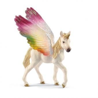 SCHLEICH: Geflüg. Regenbogeneinhorn Fohlen 