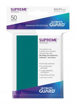 Ultimate Guard:  Supreme UX Sleeves Standardgrösse Petrol:blau 