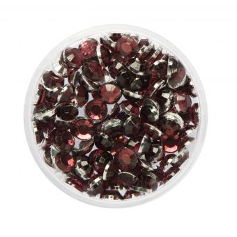 Glitter stones amethyst:2.5g, red 
