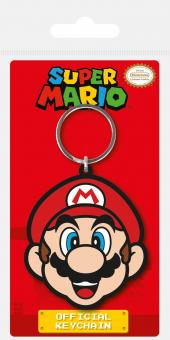 Super Mario: Schlüsselanhänger Mario:4,5 x 6 cm, mehrfarbig 