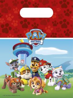 Paw Patrol: Gift bags with Chase, Marshall and their friends:6 Item, 16 x 23 cm 