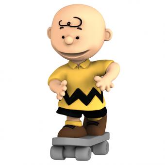 Peanuts Figur: Charlie Brown Skateboarder 