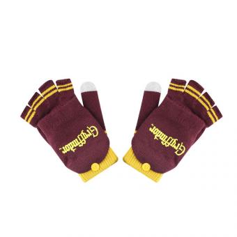 Harry Potter: Handschuhe (Fingerlos) Gryffindor:rot 