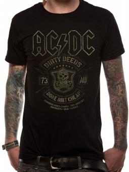 T-shirt AC / DC:noir 