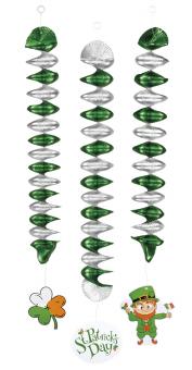 Spirales de rotor St Patricks Day:60 cm, multicolore 