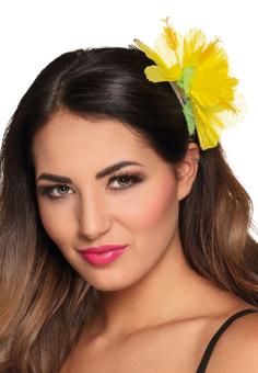 Hibiscus Pince à cheveux:jaune 