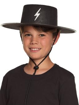 Zorro Chapeau pour enfants:noir 
