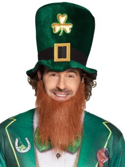 St. Patrick's Day Chapeau de lutin: avec barbe:vert 