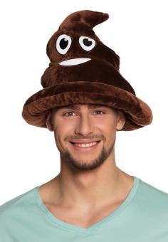 Shit heap Hat: Shithead Emoji:brown 