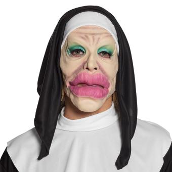 Holy Lips Nun Mask, latex 