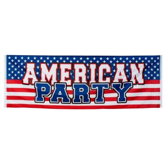 Bannière de fête américaine:74 x 220 cm 