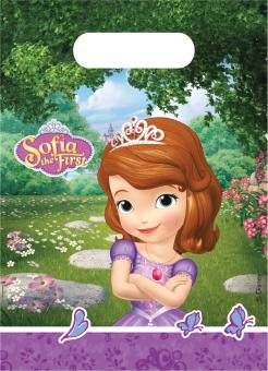 Princesse Sofia Sacs cadeaux:6 pièce, 17 cm x 22,5 cm, coloré 