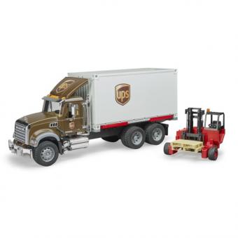 BRUDER: Mack Granite UPS Logistik-LKW: 