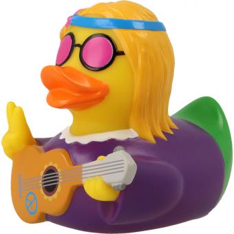 Bath duck: hippie woman 