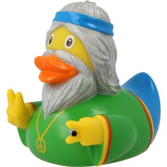 Bath duck: Hippie man 