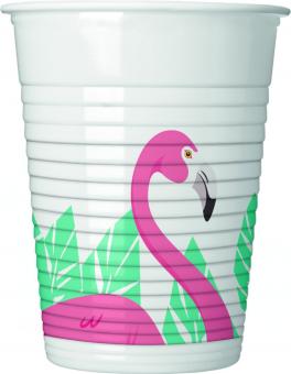 Flamingo Party mug Tiere:
Kids Birthday Table decoration:8 Item, 2 dl, multicolored 