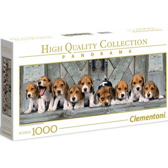 Puzzle Panorama Beagles 100: Clemetoni Puzzle:98 x 33cm 